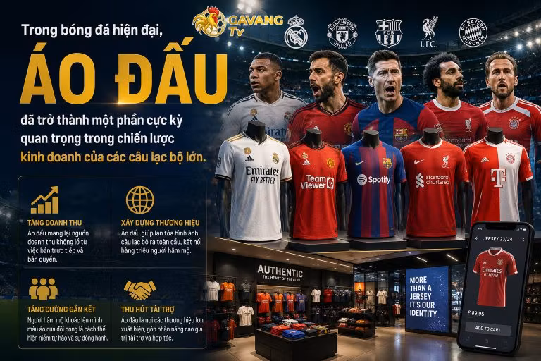 Top 10 áo đấu bán chạy mùa 25/26: Những CLB và siêu sao thống trị doanh số