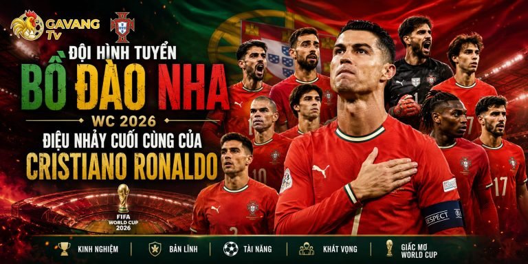 Đội hình tuyển Bồ Đào Nha WC 2026: Điệu nhảy cuối cùng của Cristiano Ronaldo