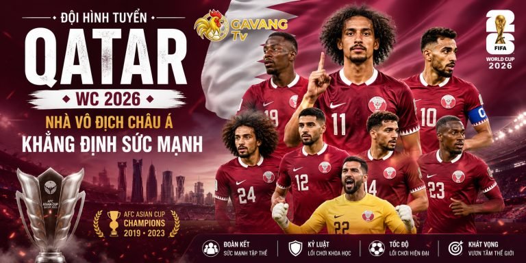 Đội hình tuyển Qatar WC 2026: Nhà vô địch châu Á khẳng định sức mạnh