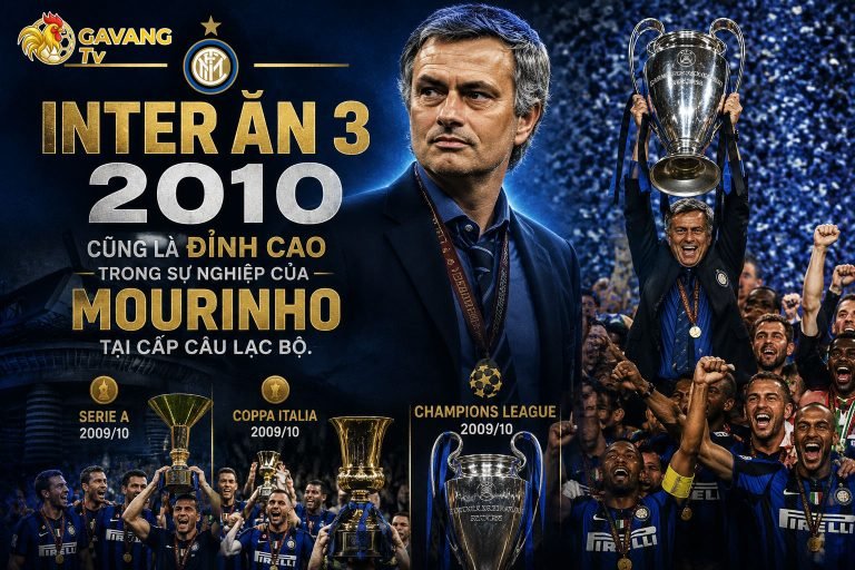 Inter ăn 3 2010: Dấu ấn thiên tài của Jose Mourinho