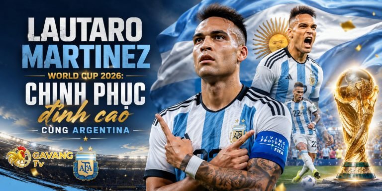Lautaro Martinez World Cup 2026: Chinh phục đỉnh cao cùng Argentina