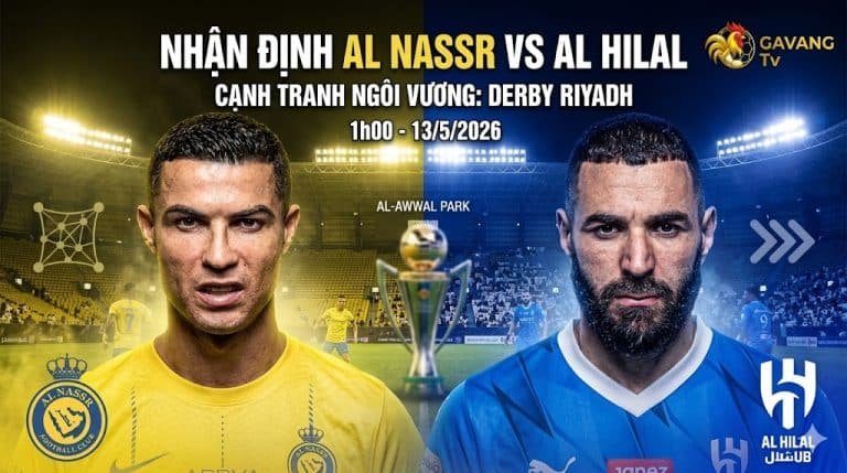 Nhận định trực tiếp bóng đá trận Al Nassr vs Al Hilal vòng 32 Saudi Pro League