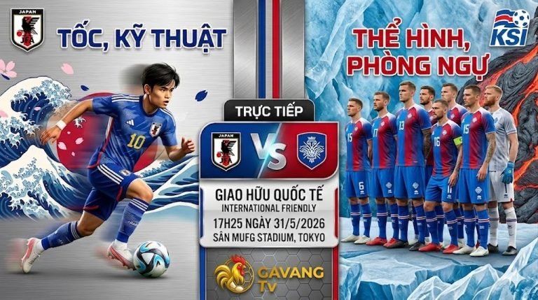Nhận định Nhật Bản vs Iceland giao hữu quốc tế, Takefusa Kubo đối đầu hàng thủ Iceland trên nền tảng trực tiếp bóng đá Gavang TV.